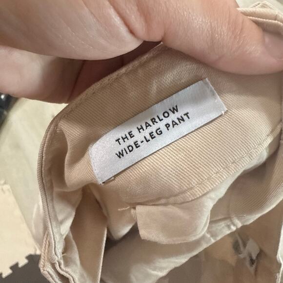 NWT The Harlow Wide Leg Pant in Harvest Moon Tan Beige Trouser Size 10 - Picture 10 of 11